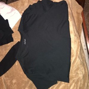 Plain black T shirt